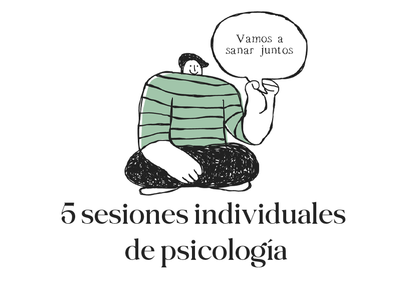 5 sesiones terapia psicológica